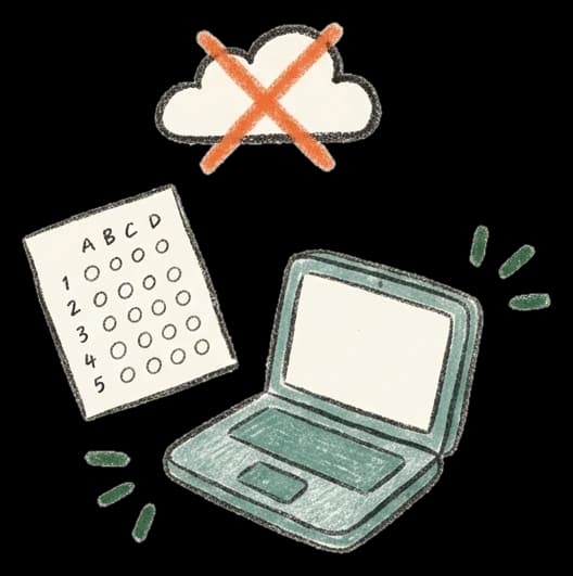 ตรวจแบบ Offline